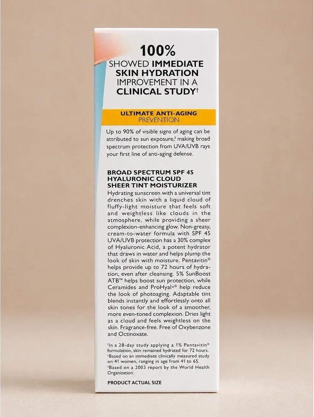 Peter Thomas Roth Water Drench SPF 45 Sheer Tint Moisturizer 1.7 oz New